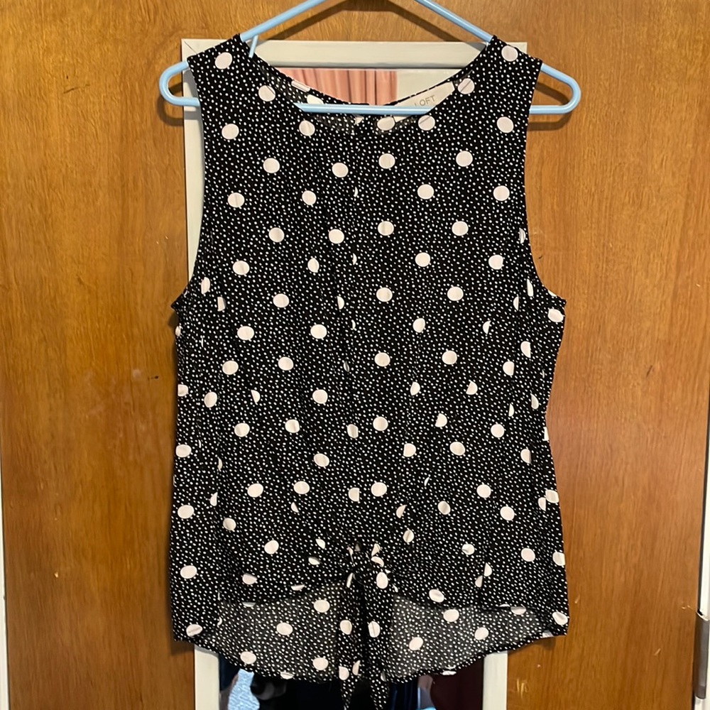 Loft sleeveless top.